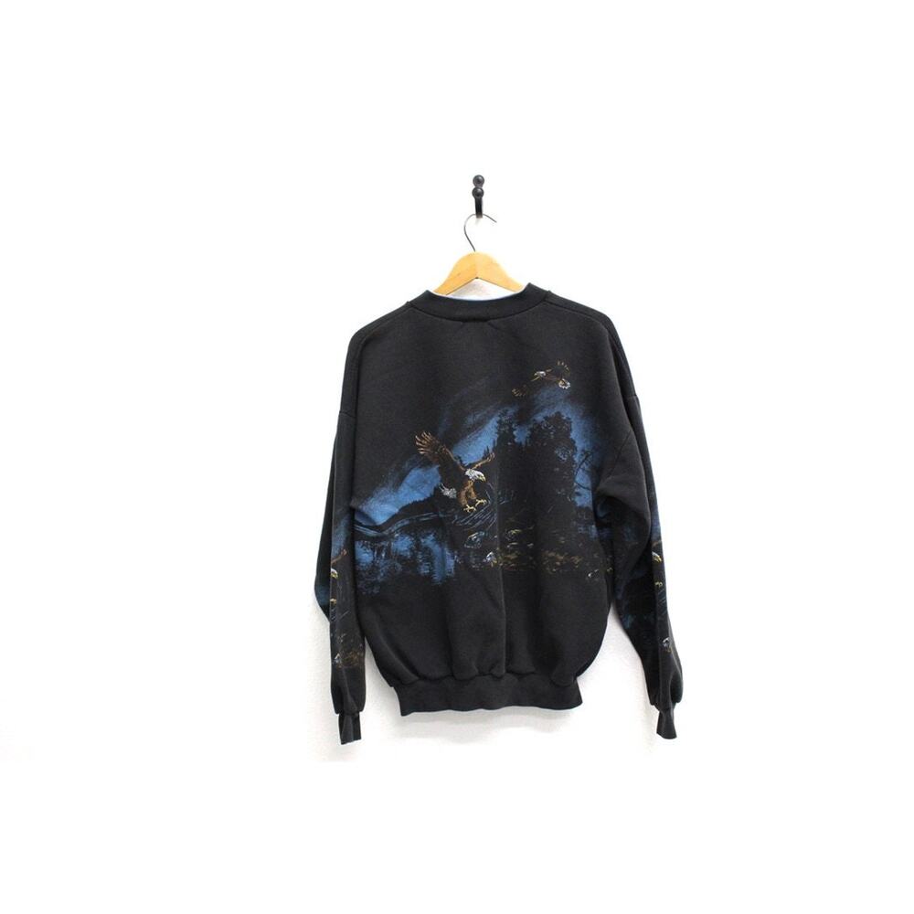 Vintage Art Unlimited Bald Eagle Sweatshirt XL - Picture 4 of 8